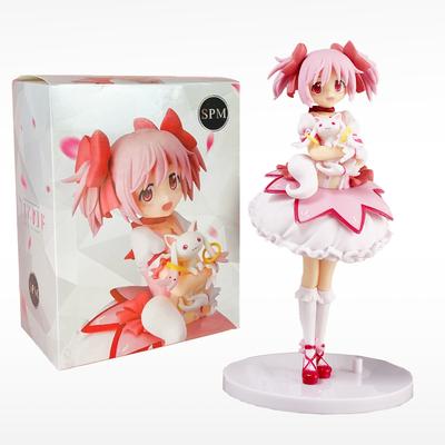 18cm Puella Magi Madoka Magica Figura de Anime Kaname Madoka Figura de Ação Menina Mágica Modelo Decoração Estátua Bonecas Brinquedos Presente de Natal