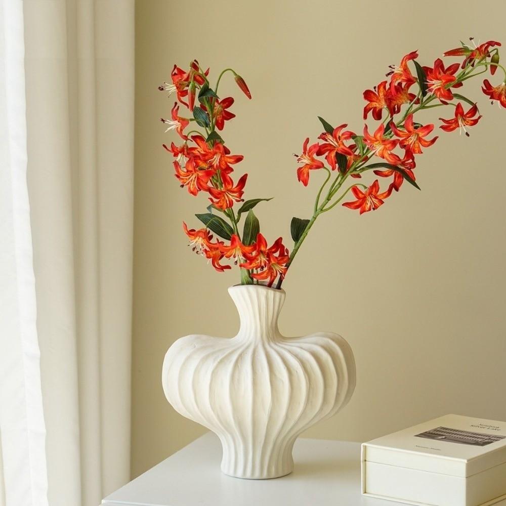 Nordic Style Plastic Vase Minimalist Hydroponic Flower Vase  Living Room Decor