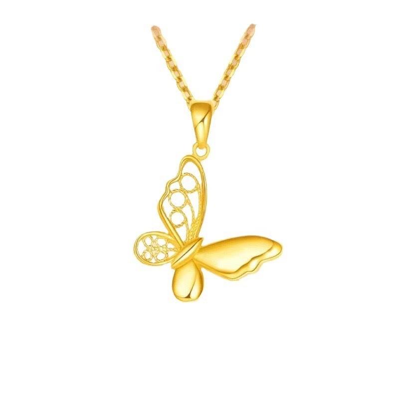 

Ожерелье с полой бабочкой, высококачественная женская подвеска, нишевый дизайн, модная универсальная цепочка на ключицу