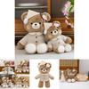 Cute Pajamas And Hats Teddy Bears Plush Toys Doll Children Toy For Childrens Gift