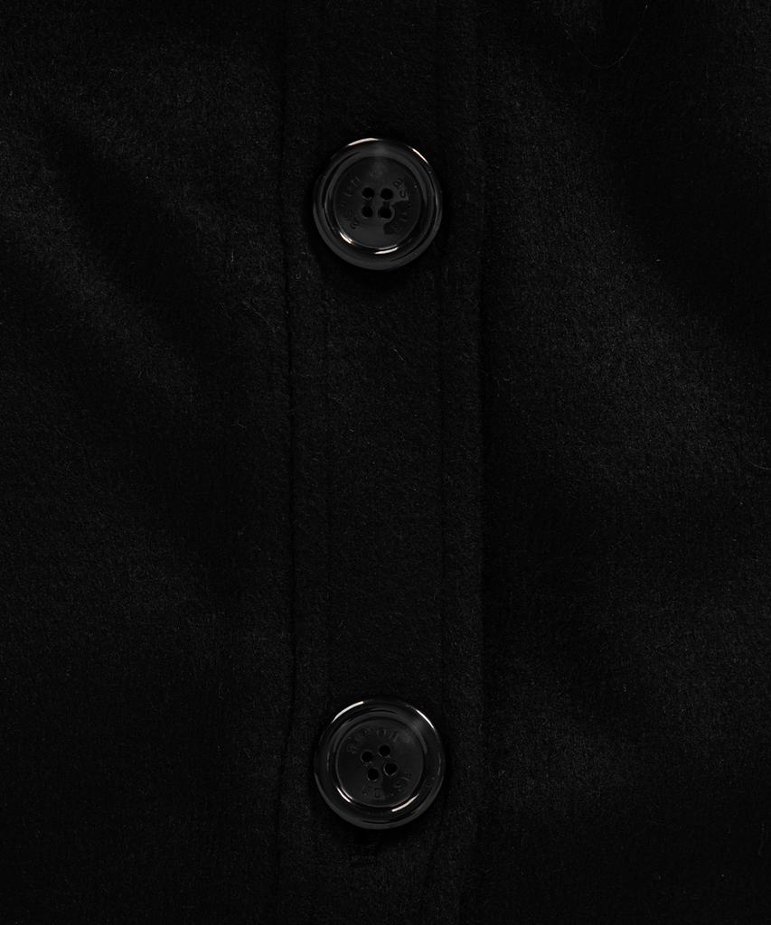 ASON Allo Hood Long Coat / Black