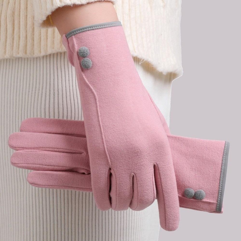 Luvas de Inverno Dralon Tela Sensível ao Toque Dedo Inteiro Luvas de Condução Luvas de Dedo Inteiro Quentes à Prova de Vento para Ciclismo ao Ar Livre Esqui