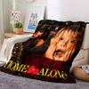 Home Alone Christmas Movie Flannel Blanket Super Soft Warm Cozy Blanket for Sofa Bed Office Travel All‑Season Home Decor Gift