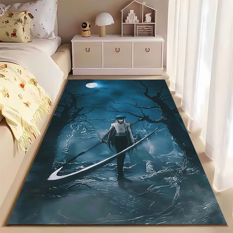 Mysterious Scythe-Wielding Figure Suitable As a Non-slip Mat for the Living Room or Bedroom Sofa