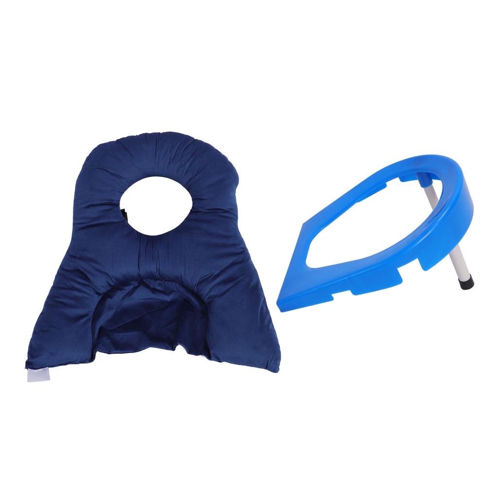 Face Down Pillow Soft Cotton Large Hollow Area Adjustable Height Prone Pillow for Sleeping Reading