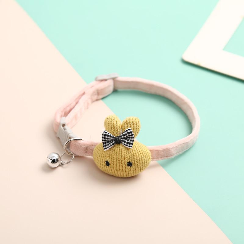 Cute Cat Bell Collar - Little Rabbit Cartoon for Pets