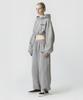 PRINOAR [Fleece Lined] Small Slow And Soft String One-Pleat Wide Pants - Melange