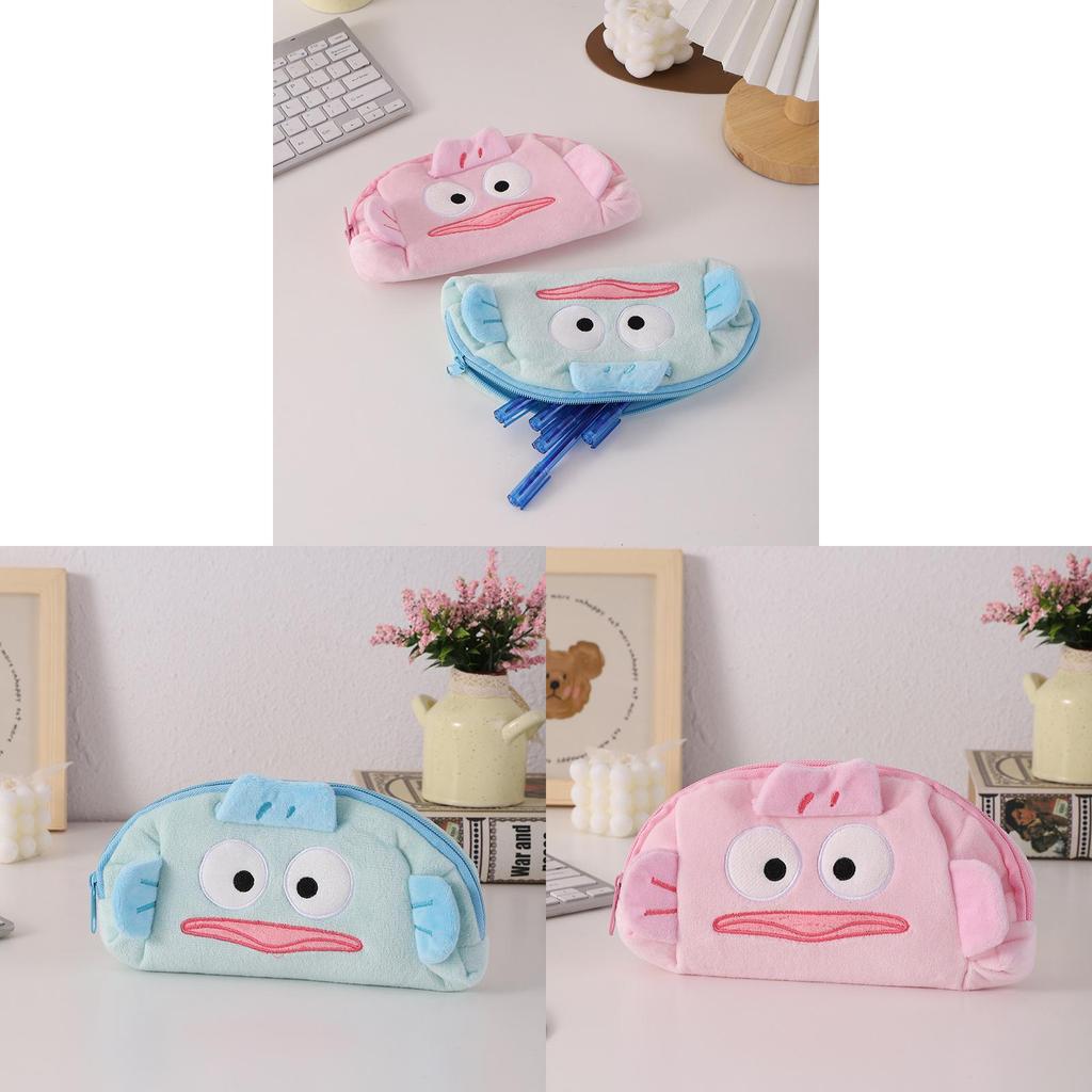 Plush Pencil Case For Girls Large Capacity Cute Kawaii Stationery Storage For School