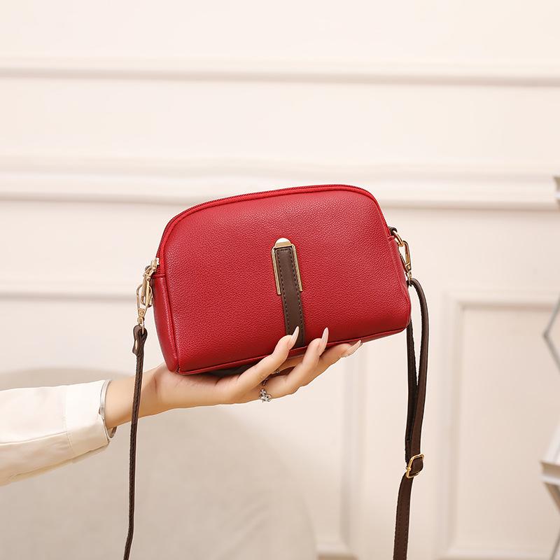 New Spring and Summer Shell Bag Korean Version Simple Shoulder Bag Coin Wallet Texture Fashionable Crossbody Bag
