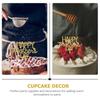 10 Pcs Kuchen Einsatz Mutter der Tag Party Topper Geburtstag Dekorationen Festival Pick Acryl Kuchen