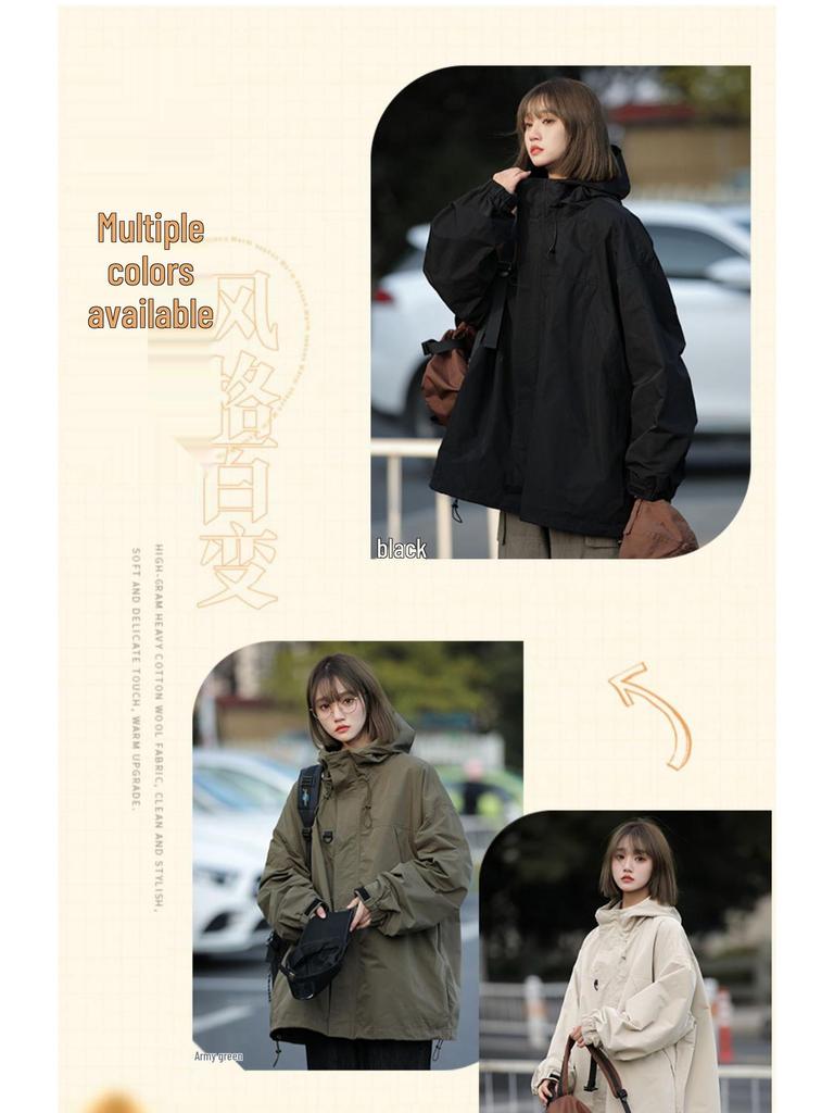 2024 Urban Cityboy Windbreaker: Trendy Unisex Hooded Jacket for Casual and Sporty Style