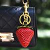 Simulation Strawberry Bag Pendant Cute Car Keychain Bag Accessories Strawberry Fruit Pendant Holiday Gift