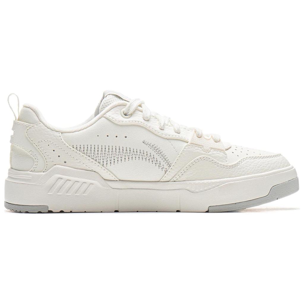 Li Ning Original Era Slip Resistant, Abrasion Resistant, Lightweight, Breathable Low top Skateboard Shoes Women's Ivory AGCU370-3