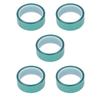 5 Pcs Masking Tape Green 33mm Width 33m Length Spray Painting Protection PET High Temperature Tape