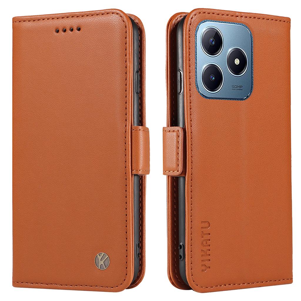 For Realme Note 60x 4G/C63 4G/C61 4G Case Card Slot Leather Phone Cover Side Magnetic Clasps