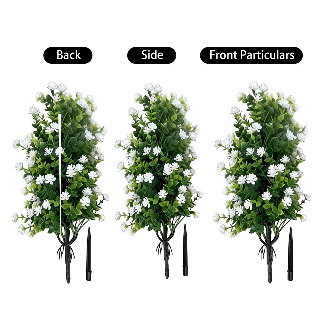 2pc 45cm Camellia Decoration  Tree Home DIY Handmade Atmosphere Scene Decoration Floor Insert
