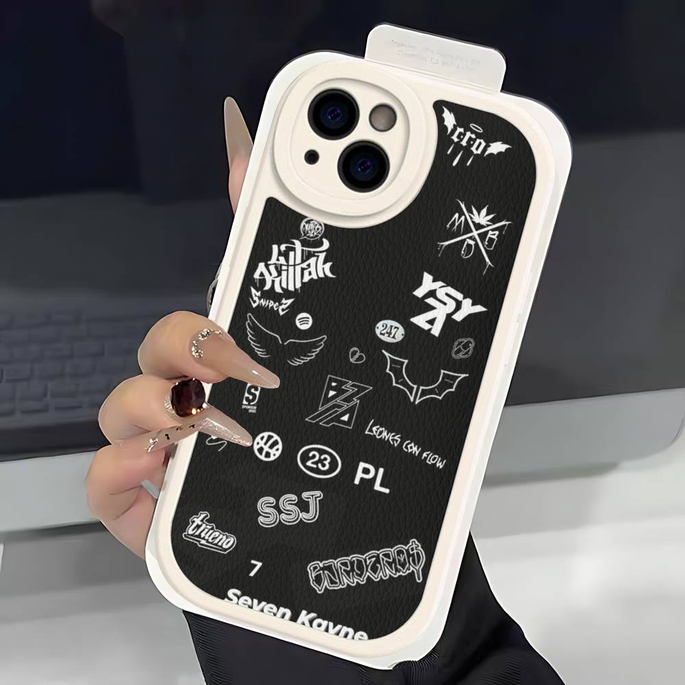 

Fashion Rapper DUKI Phone Case For IPhone 16 15 14 13 Pro Max 11 12 Plus Leather Silicone Cover iPhone 16pro max