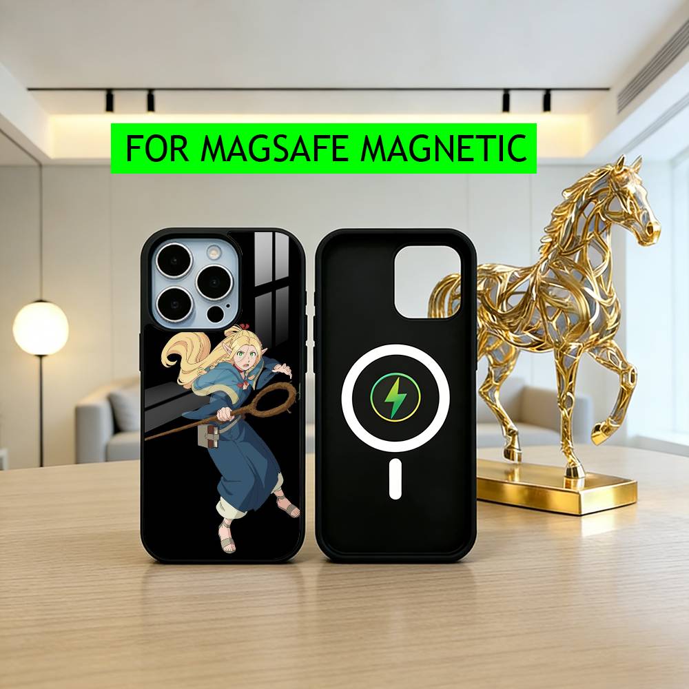 Delicious in M-Marcille D-Donato Dungeon Phone Case For iPhone17,16,15,14,13,12,11 Plus,Magnetic For Magsafe Wireless Charging