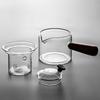 Heat-Resistant Glass Tea Pot with Side Handle Infuser