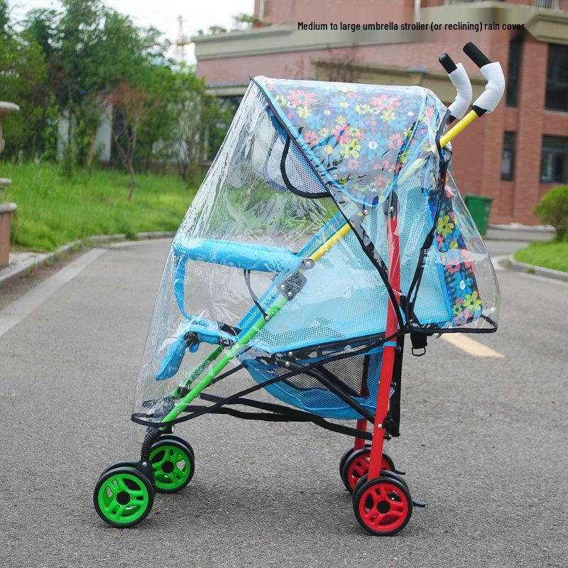 Zippered Windproof Stroller Rain and Wind Cover