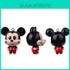 Porta-chaves Artesanal de Resina Mickey Mouse com Acessórios de Desenho Animado para Presentear e Decoração de Festa