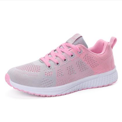 Summer Women's Shoes New Large Mesh Versatile Hollow Breathable Sports Shoes Casual Fashion Shoes
