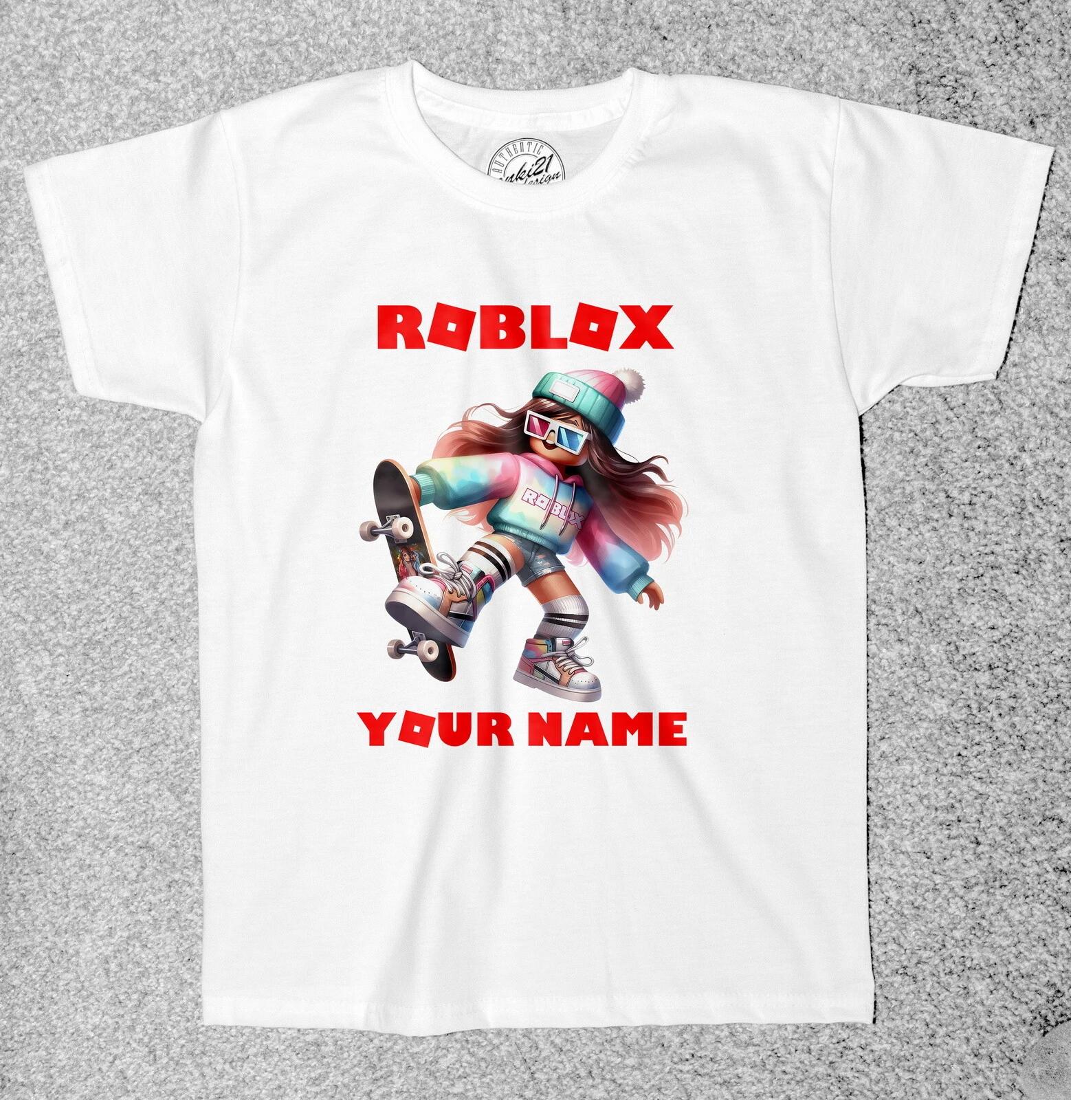 Personalised Roblox 007 Childrens/Kids t-shirts 100