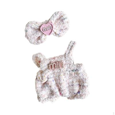 Stoffpuppen-Latzhose, Plüschkleidung, weiche Plüschfigurenhose, für 6,69 Zoll Puppen Geschenk
