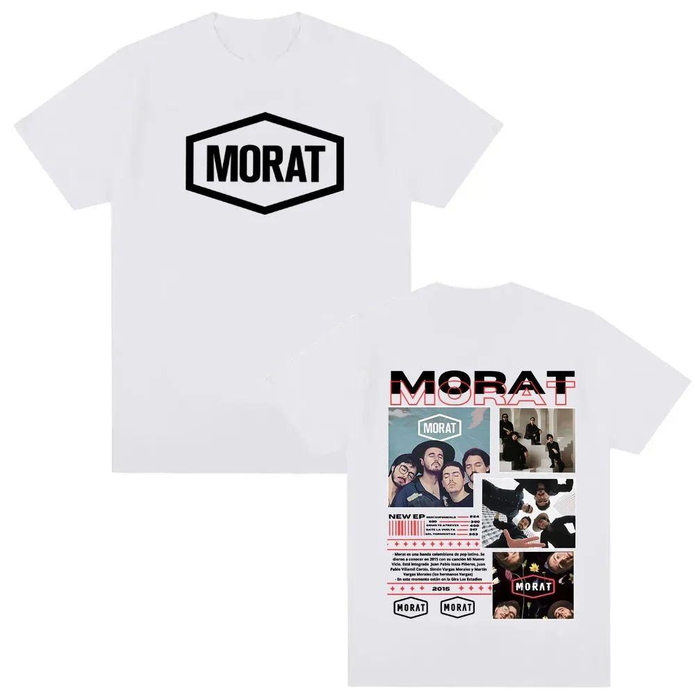 Morat Band High Street Print Graphic Oversized T Shirt Men Women Streetwear  Fashion Trendy Round Neck T-shirt Short Sleeve Top