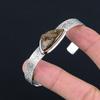 Friendship Day Deal Sterling Silver Bronzite Gemstone Elegant Bangle Bracelet