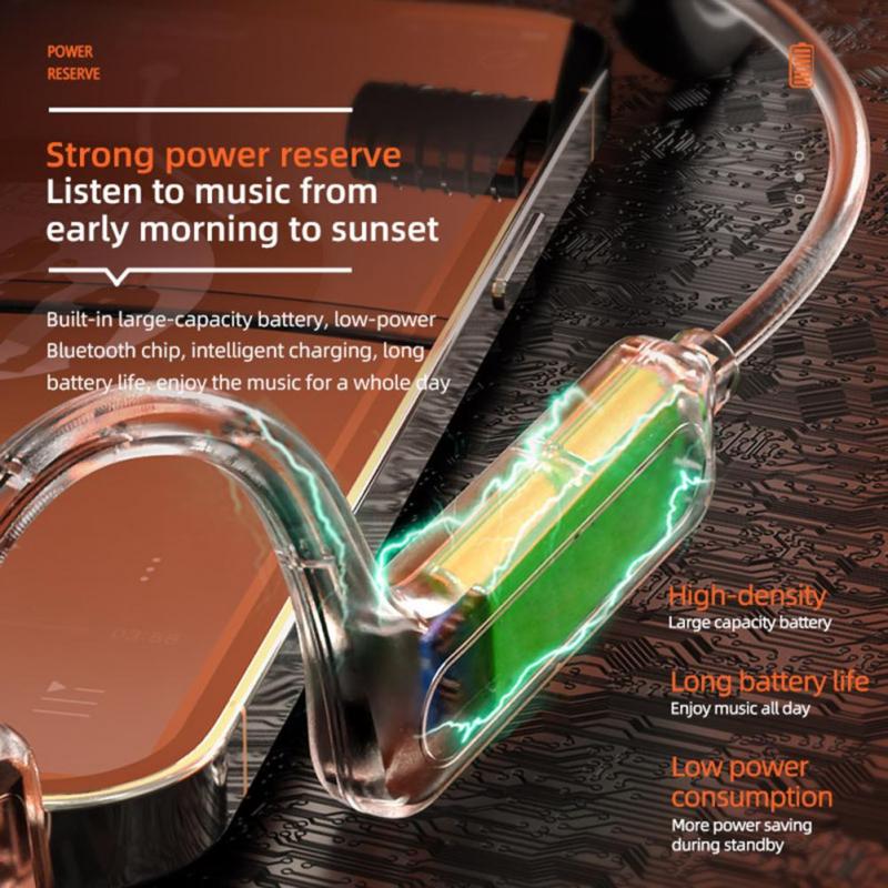 G1-1 Bluetooth Headset Bone Conduction IPX5 Waterproof Ear-hook Wireless Sports Headset