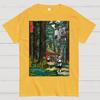 Galactic Empire in japanese forest Cotton Summer Casual Cool Loose T-Shirt