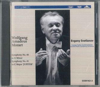CD WOLFGANG AMADEUS MOZART, EVGENY SVE - Symphony No. 40, Symphony No. 41 Ju SSS01622 WEITBLICK 2014 Japan Classical Used
