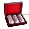 Protective Coin Collecting Box for Vintage Antique Currency Yuan Datou Silver Coins and Copper Coins