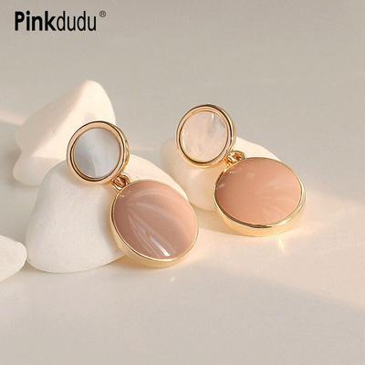 Orecchini di personalità di colore rotondo geometrico degli orecchini di smalto di goccia della nuova lega di modo per i regali dei gioielli delle donne PD721