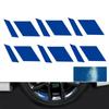 6Pcs Reflective Car Wheel Rim Vinyl Stickers Hash Mark Stripe Racing Wheel Hub Decals for Size 18" - 21" decorative sticker