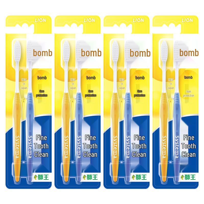

Lion Fine Clean Gum Protection Soft Toothbrushes, 8-Pack