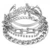Retro Thick Chain Bracelet Set - Retro Bracelets - Women's Hand Chain Set
