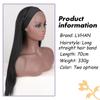 Parrucche per capelli da donna Parrucche per capelli lunghe e lisce nere/marroni Parrucche sintetiche premium per capelli Parrucche naturali con fasce e parrucca