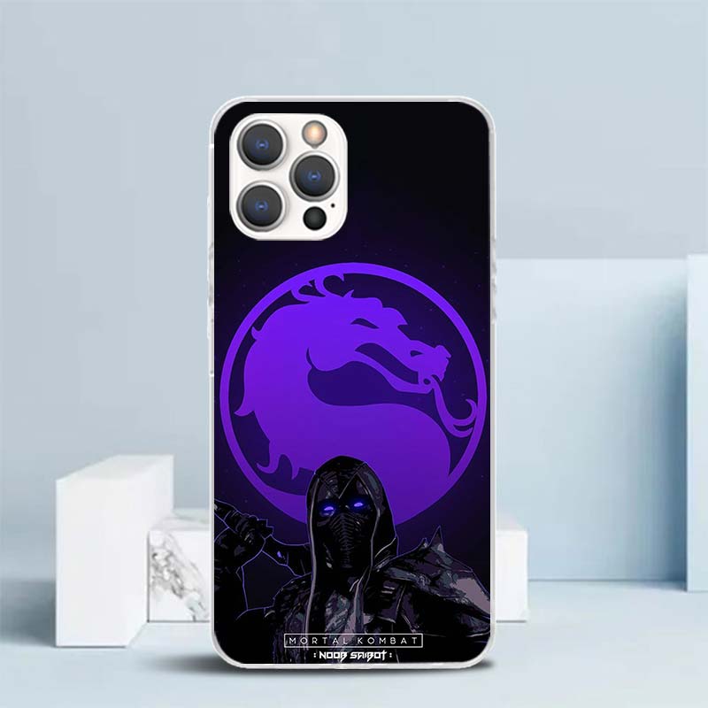 Scorpion Zero Sub Mortal Kombat Soft Cover for iPhone 16 17 Air 15 14 Pro Max 16E Phone Case 13 Mini 12 11 7 SE 8 Print Pattern