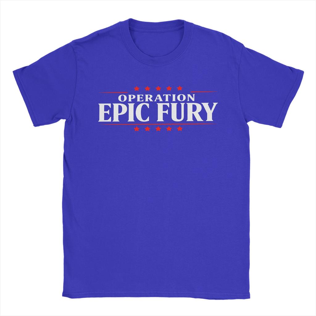 FAFO Operation Epic Fury TShirt Summer  Novelty TShirts Cotton ONeck Plus Size Top Tees Short Sleeve Vintage Tshirt