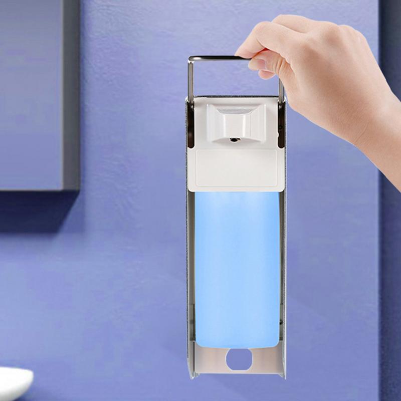Wall Mount Liquid Dispenser Elbow Press Hand Washing Liquid Dispenser Hand Cleaning Liquid Pump Bottle Hand sanitizer dispenser