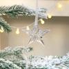 Acrylic Hanging Decorations Christmas Snowflake Decoration Holiday Decorations Light Reflecting Decorations Acrylic Snowflake