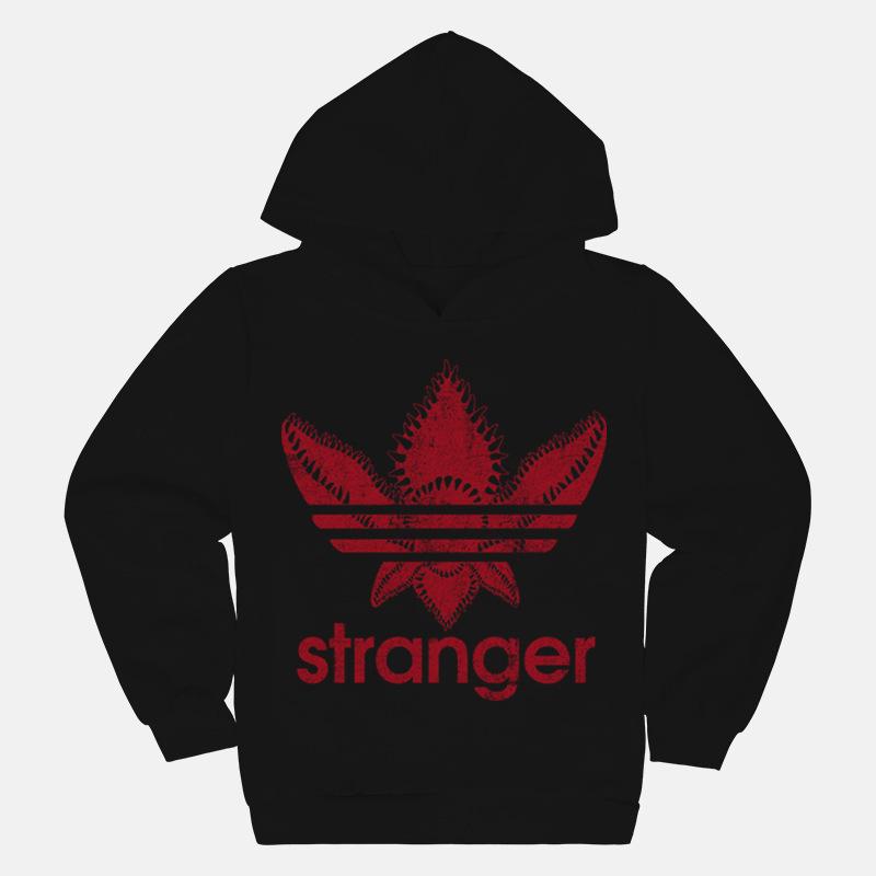 Stranger Thing Printed Children's Hooded Sweatshirt Spring and Autumn Top