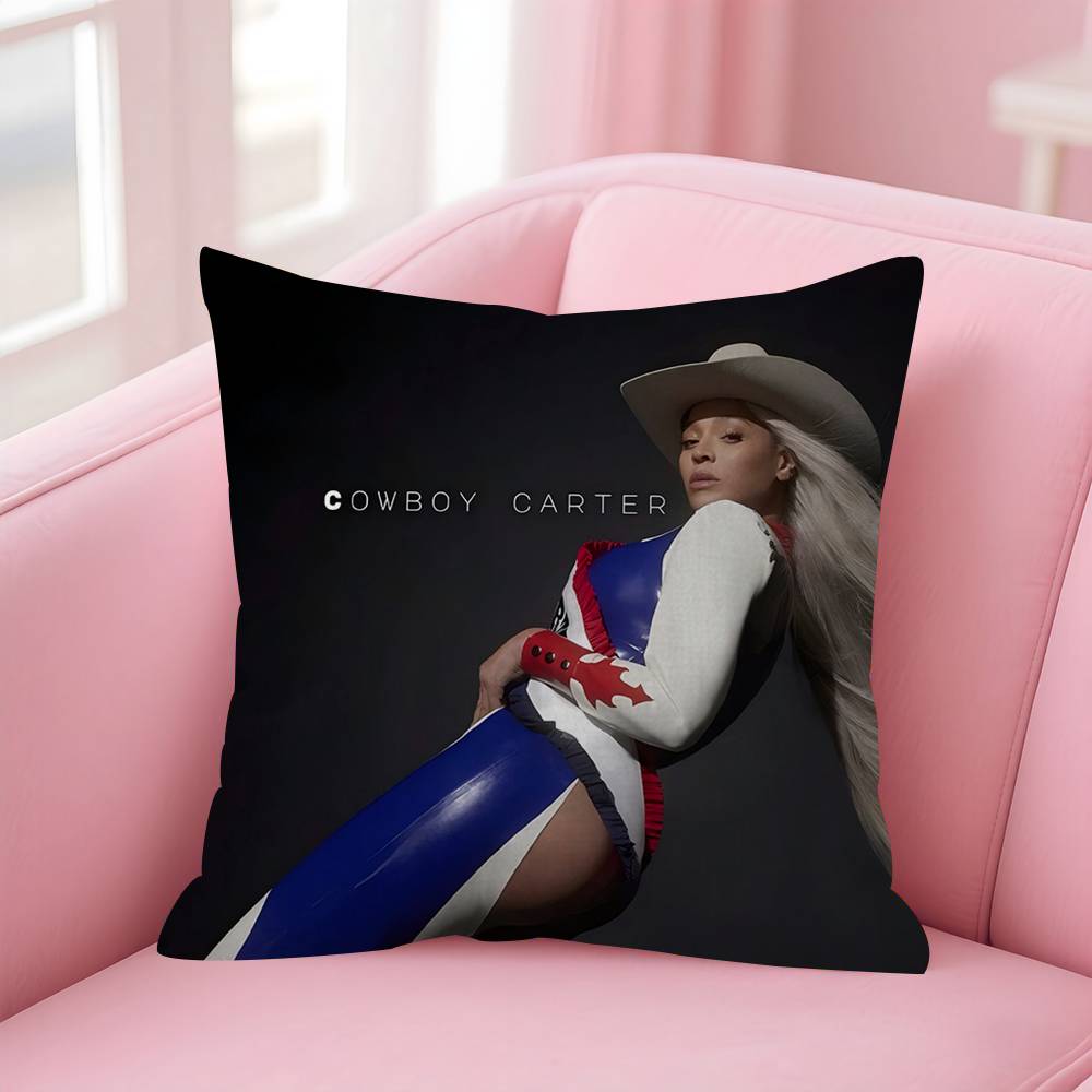 BBeyonce Cowboy Singer Personalized Pillow Dust Cover Bedroom Kids Party Decoration Pillowcase Birthday Children Gift