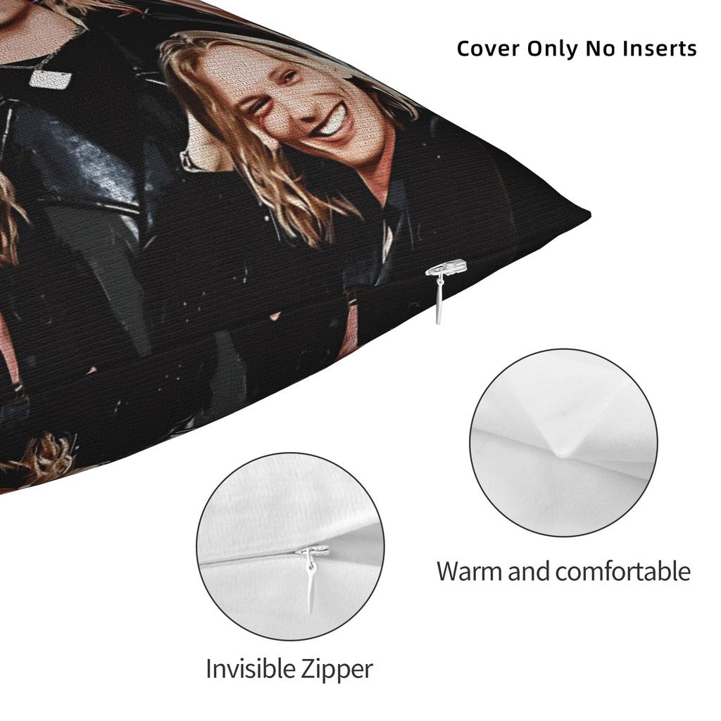 Jamie Campbell Bower Vintage Pillow Cover Custom Cushion Cover Fashion Pillow Case For Living Room Chair