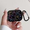 Neon Ghost Print Earphone Cases Cover Case For Airpods Pro Pro2 3 1 4 Pro3 2