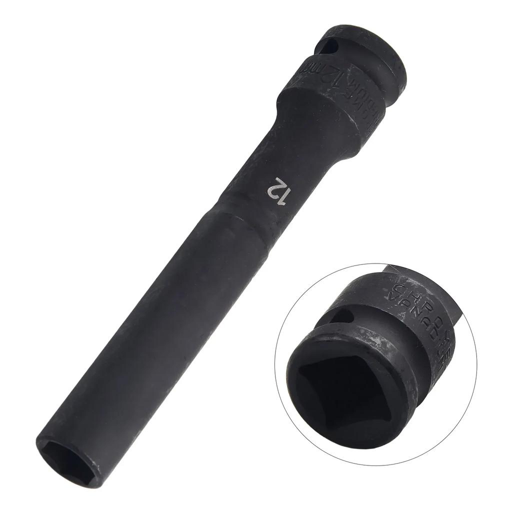 1/2 Drive Socket Wrench Hex Socket Head 7-24mm Adapter Spanner Converter Deep Socket Head Tire Removal Tools
