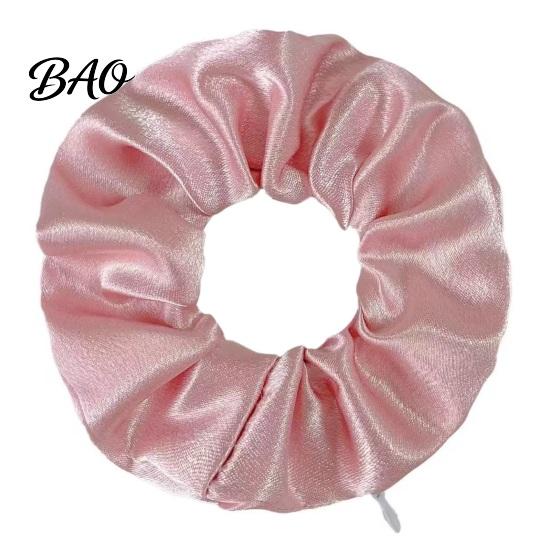 Practical Hair Ties for Small Items Pocket Scrunchies with Hidden Zipper Women, Elastic Tie Cloth Keys And Coins, Satin Accessories Daily Use Portable