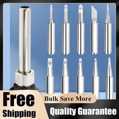 11 Pcs Soldering Iron Tips with Welding Sleeve 900M Lead-Free Solder Iron Tip Replaceable for Soldering Station